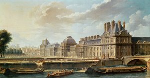 A Tuileriák palotája és kertje, 1757